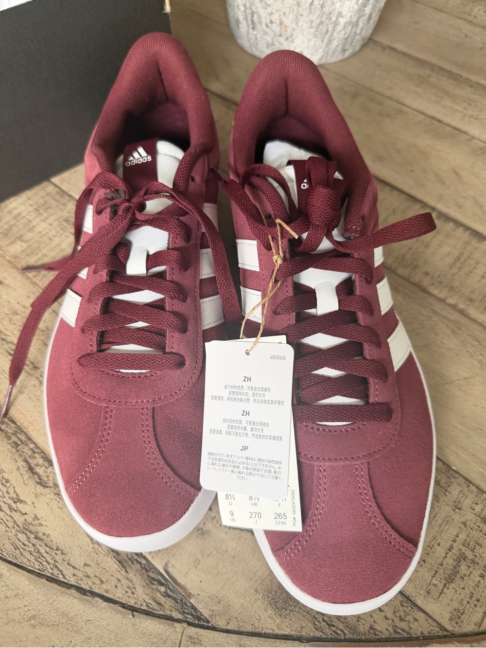 Adidas VL Court 3.0 Men’s US 9 Sneakers